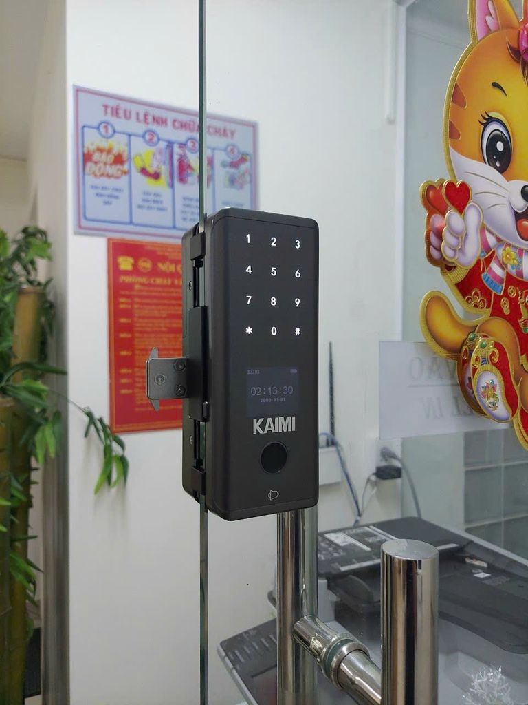 Khóa Vân Tay Cửa Kính Kaimi CK103