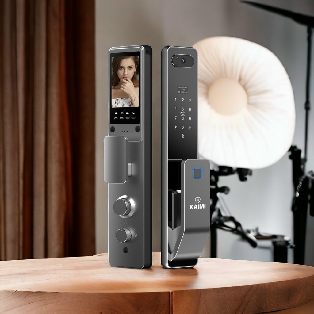 Khóa Cửa Nhận Diện Khuôn Mặt Kaimi KM12 - FaceID