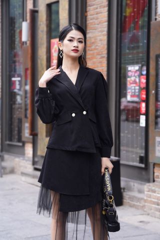 Áo sơ mi nữ giả vest  Hàng đẹp với giá tốt nhất