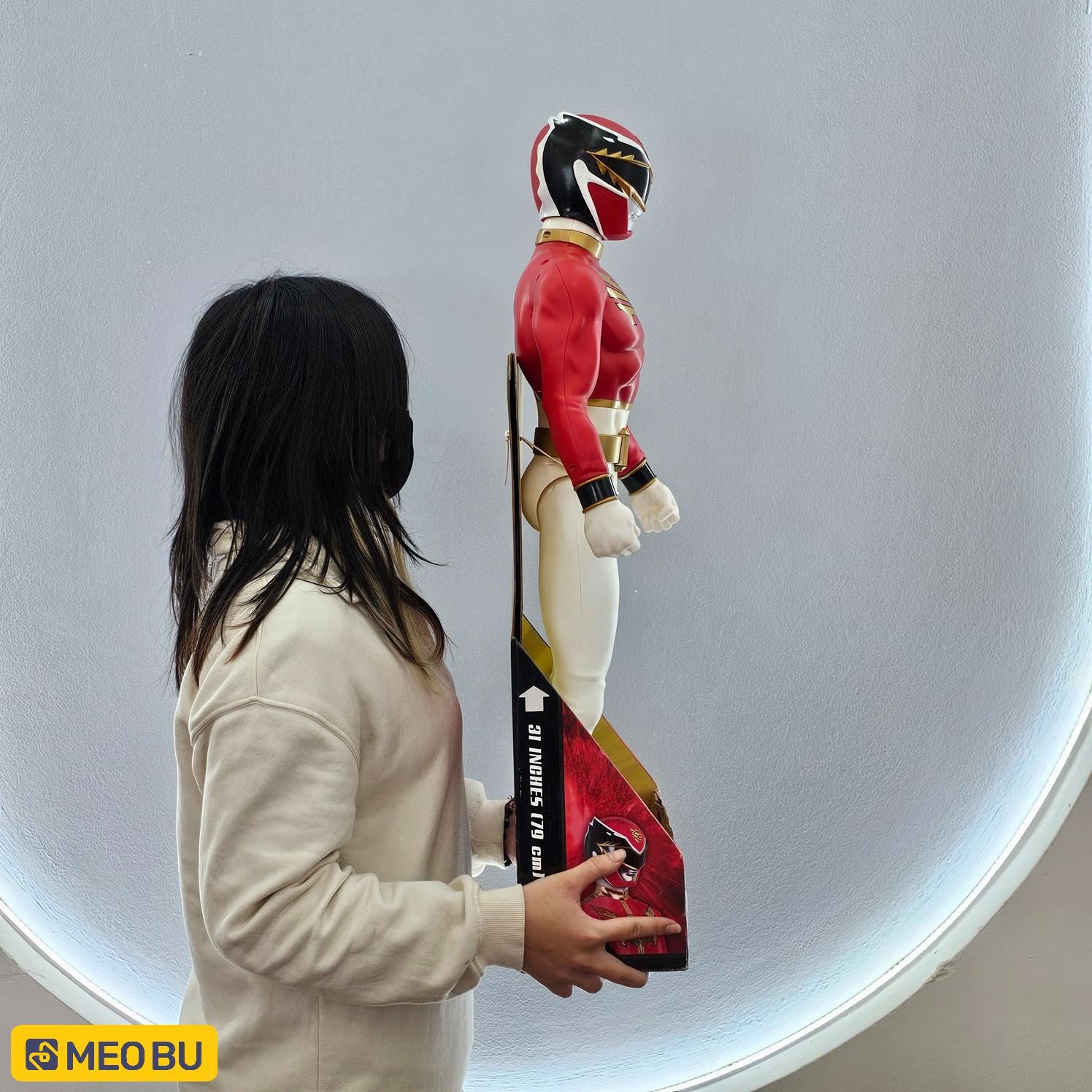  Mô hình siêu nhân Thiên Sứ Đỏ khổng lồ cao 79cm [Power Rangers Mega Force] 