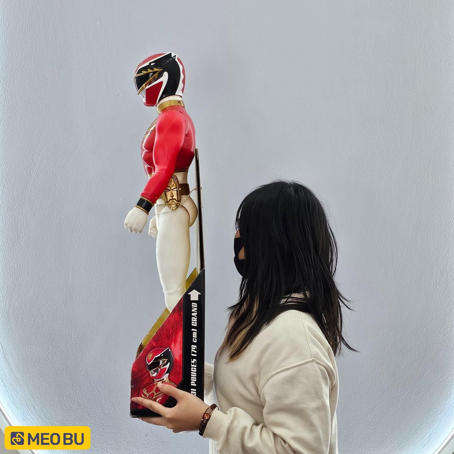  Mô hình siêu nhân Thiên Sứ Đỏ khổng lồ cao 79cm [Power Rangers Mega Force] 