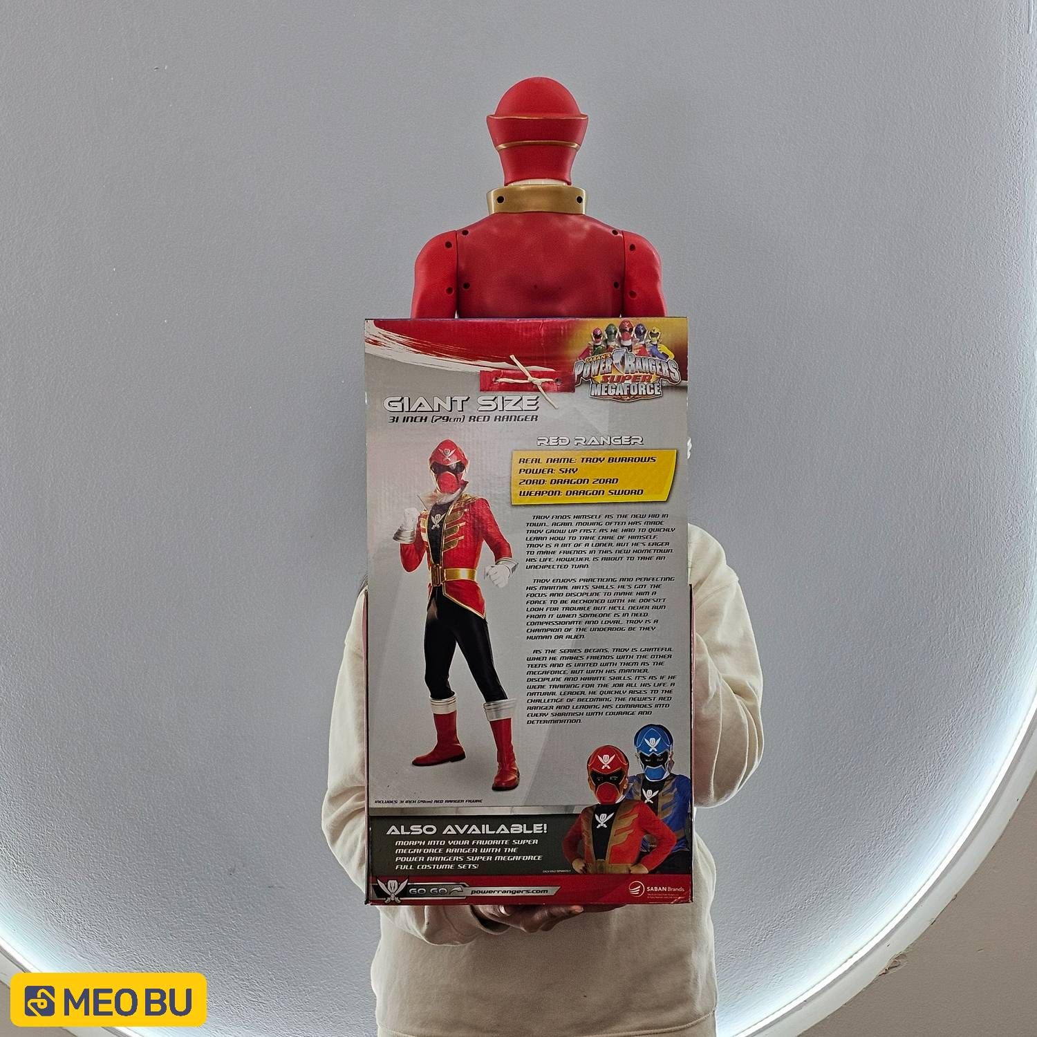  Mô hình siêu nhân Hải Tặc Đỏ khổng lồ cao 79cm [Power Rangers Super Mega Force] 