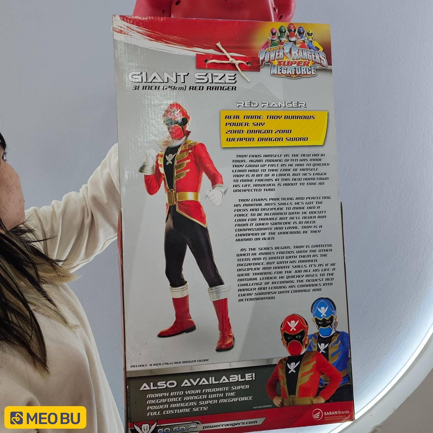 Mô hình siêu nhân Hải Tặc Đỏ khổng lồ cao 79cm [Power Rangers Super Mega Force]