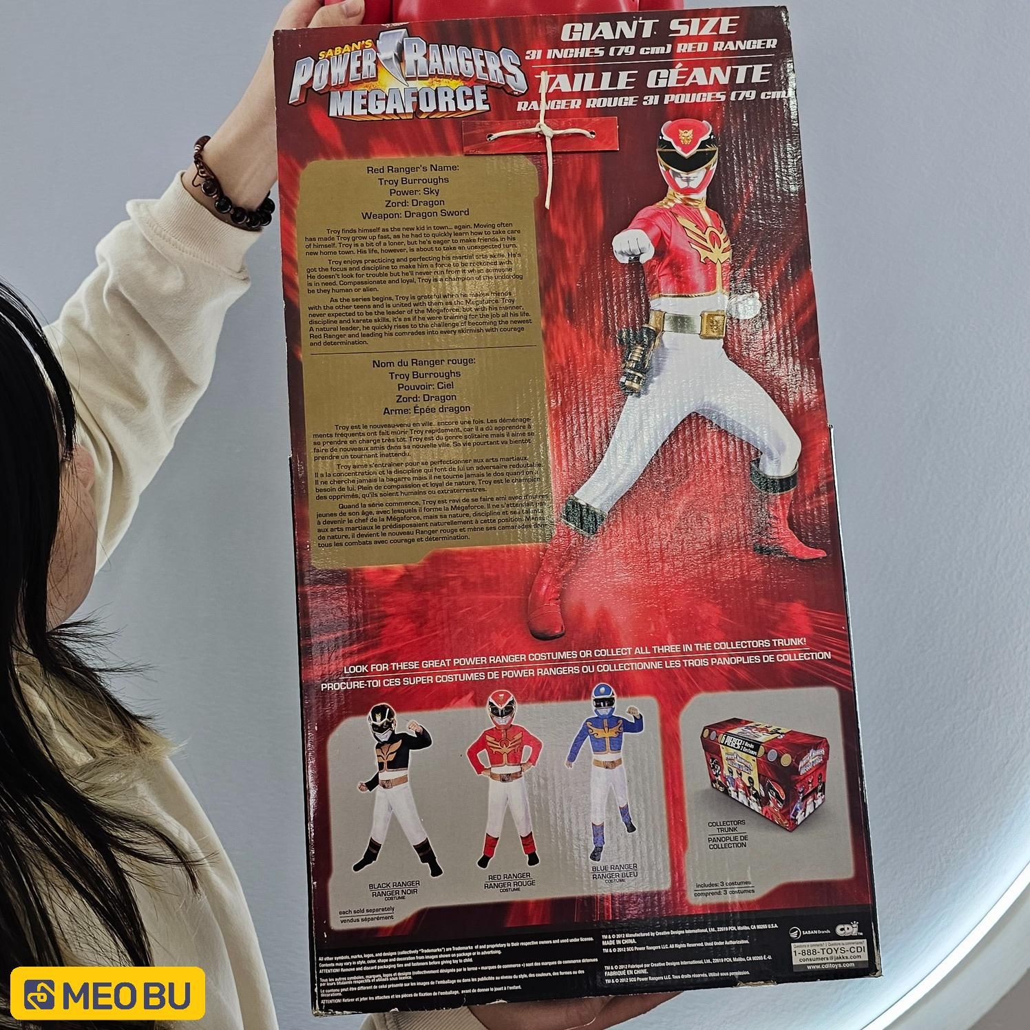 Mô hình siêu nhân Thiên Sứ Đỏ khổng lồ cao 79cm [Power Rangers Mega Force]