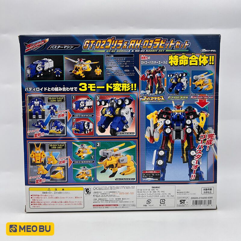  Khỉ & Thỏ GT-02 Gorilla & RH-03 Rabbit Set - Gobusters [ 2 ] 