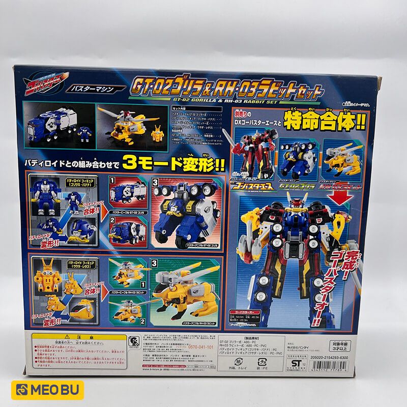 Khỉ & Thỏ GT-02 Gorilla & RH-03 Rabbit Set - Gobusters 