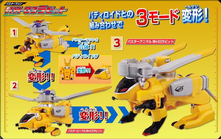 Khỉ & Thỏ GT-02 Gorilla & RH-03 Rabbit Set - Gobusters [ 2 ]