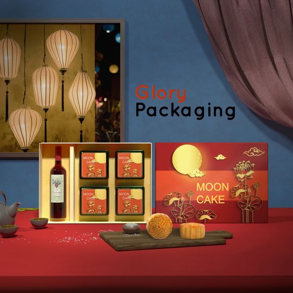  Hộp quà tặng bánh trung thu 2021 - Cánh sen ngày rằm 