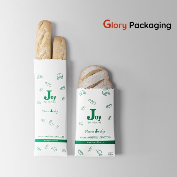  Bao giấy đựng bánh mì bánh ngọt thực phẩm 