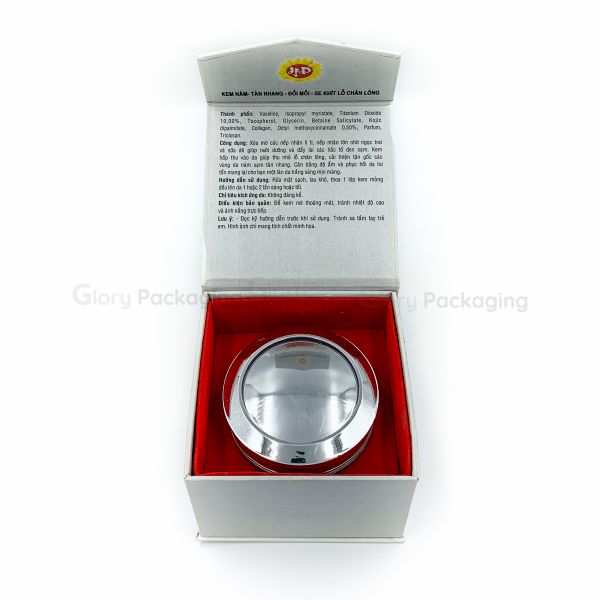  Hộp vuông nắp đậy nam châm mỹ phẩm 