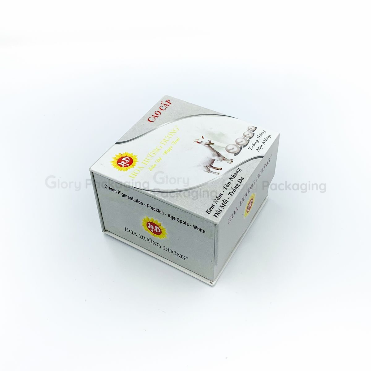  Hộp vuông nắp đậy nam châm mỹ phẩm 