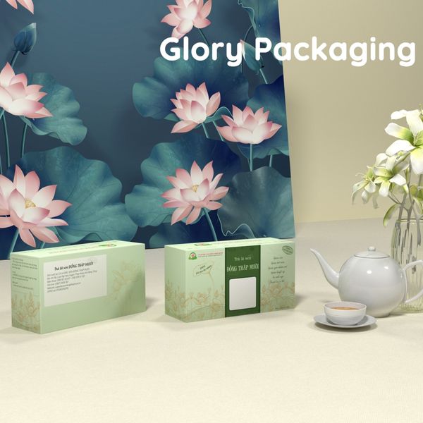  Hộp trà mềm in offset trang nhã 