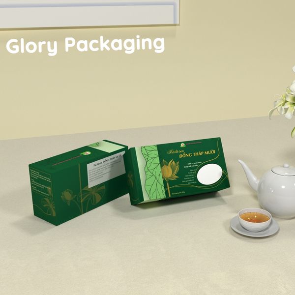  Hộp đựng trà in offset nhiều màu 