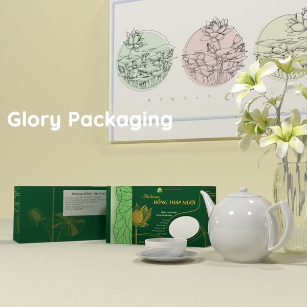 Hộp đựng trà in offset nhiều màu 