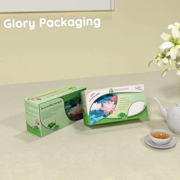  Hộp mềm cho sản phẩm trà lá sen 