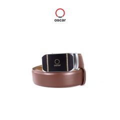 Thắt Lưng Da Mặt Khóa Họa Tiết Vân 3D Cao Cấp Thương Hiệu Oscar 036