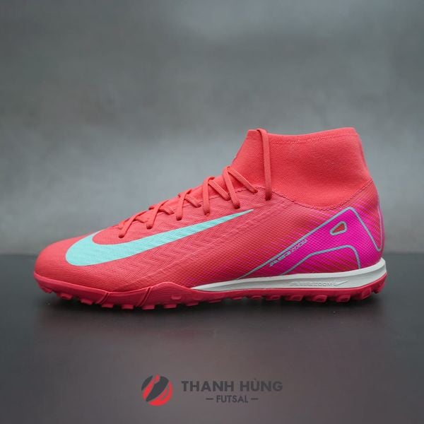 NIKE ZOOM MERCURIAL SUPERFLY 10 ACADEMY TF - FQ8331-800 - ĐỎ/TRẮNG