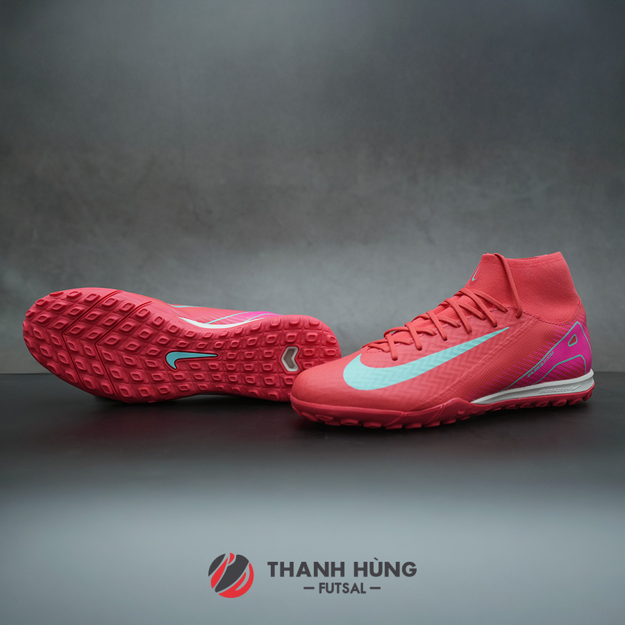 NIKE ZOOM MERCURIAL SUPERFLY 10 ACADEMY TF - FQ8331-800 - ĐỎ/TRẮNG