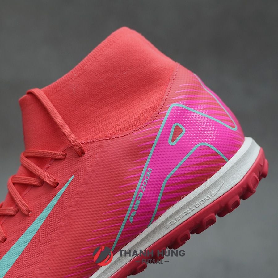 NIKE ZOOM MERCURIAL SUPERFLY 10 ACADEMY TF - FQ8331-800 - ĐỎ/TRẮNG