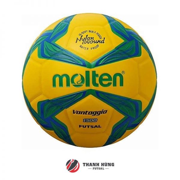 BÓNG ĐÁ FUTSAL MOLTEN TIÊU CHUẨN F9V1500YG – VÀNG/ XANH DƯƠNG/ XANH LÁ