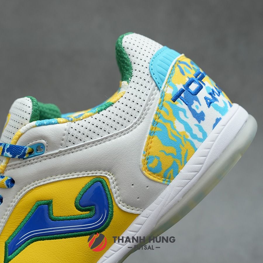あっきー【新品】⭐️25.5㎝⭐️JOMA トップフレックスAMANDINHA Futsal shoes Top Flex 24 Amandinha indoor white yellow | JOMA®