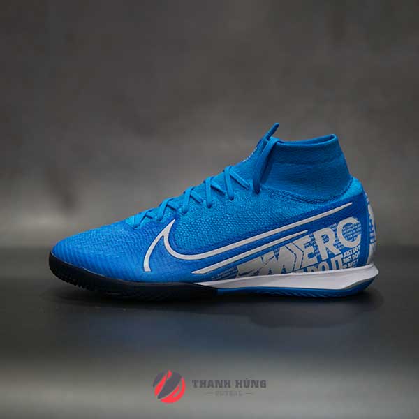 NIKE MERCURIAL SUPERFLY 7 ELITE IC AT7982 – 414 – XANH DA TRỜI/ TRẮNG