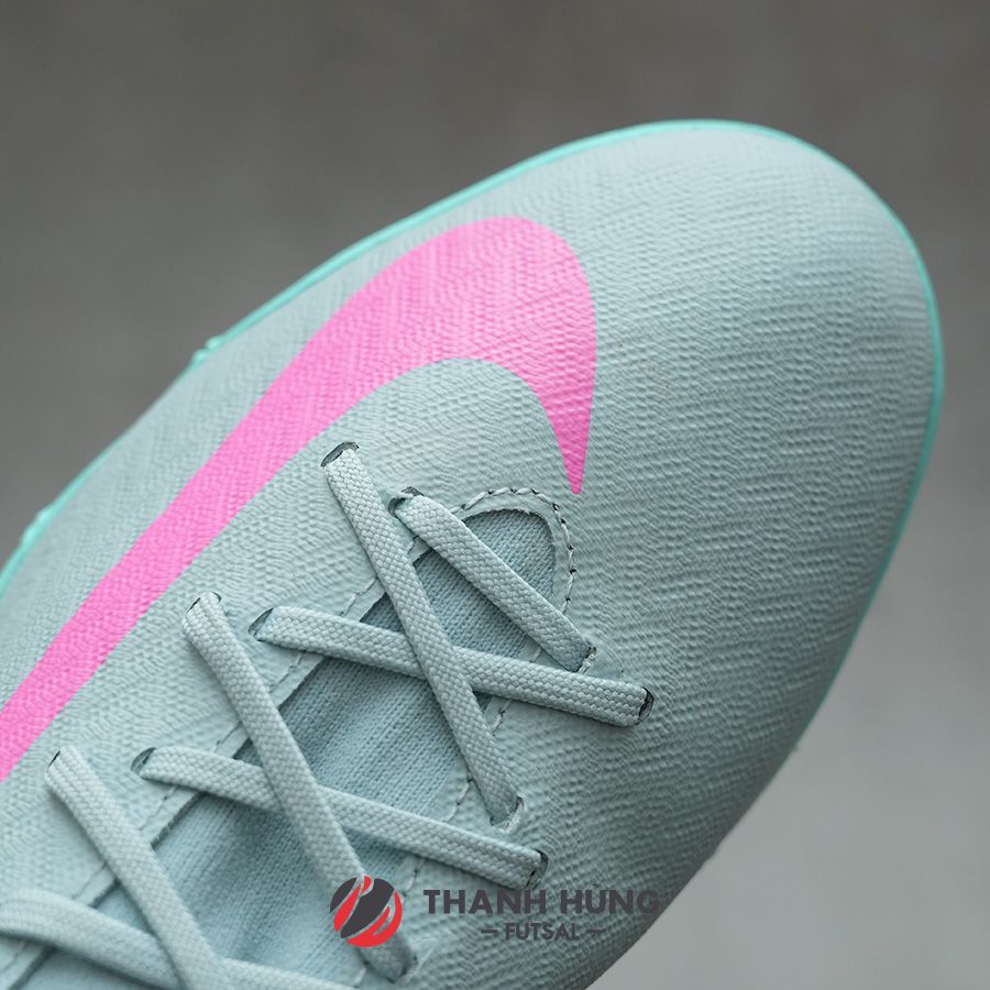 NIKE ZOOM MERCURIAL SUPERFLY 10 ACADEMY TF - FQ8331-301 - XÁM XANH/HỒNG
