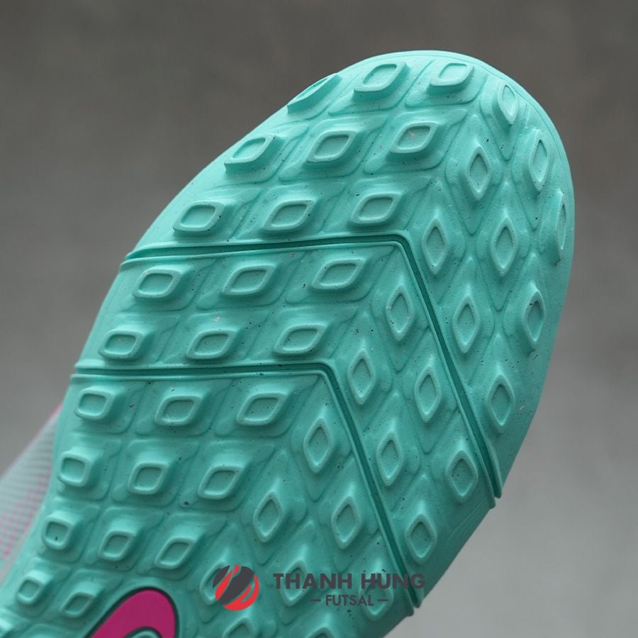 NIKE ZOOM MERCURIAL SUPERFLY 10 ACADEMY TF - FQ8331-301 - XÁM XANH/HỒNG