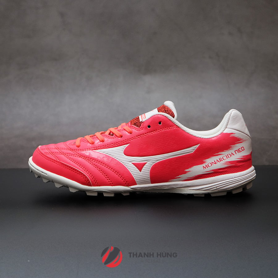 MIZUNO MONARCIDA NEO SALA PRO TF - Q1GB201164 - HỒNG SAN HÔ / TRẮNG