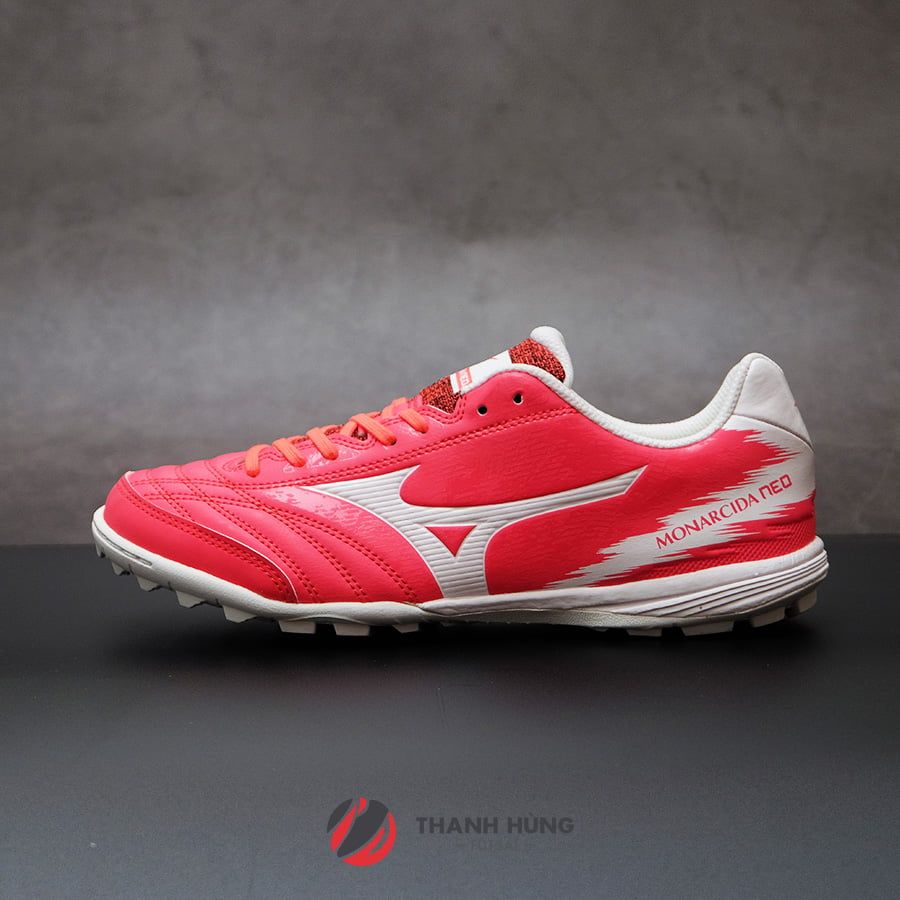 MIZUNO MONARCIDA NEO SALA PRO TF - Q1GB201164 - HỒNG SAN HÔ / TRẮNG