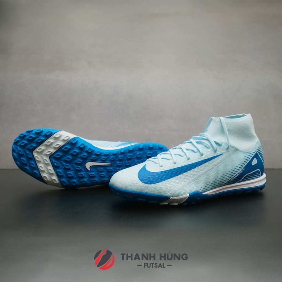 NIKE ZOOM MERCURIAL SUPERFLY 10 ACADEMY TF - FQ8331-400 - XANH LƠ