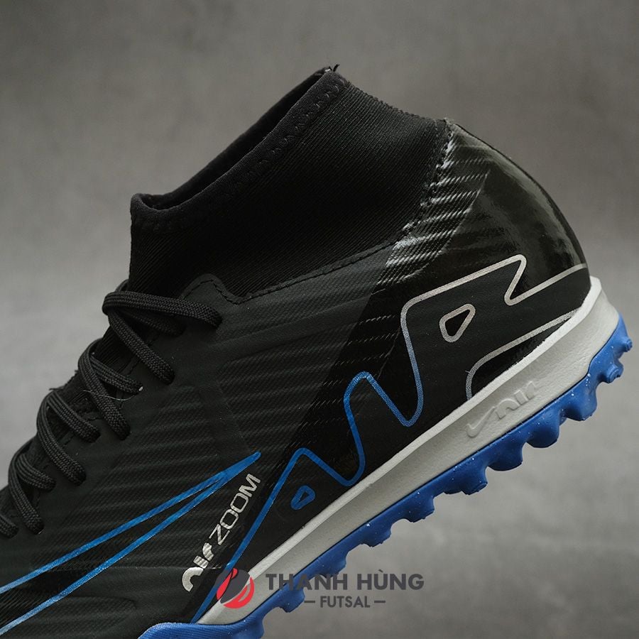 NIKE ZOOM MERCURIAL SUPERFLY 9 ACADEMY TF - DJ5629-040 - ĐEN/XANH