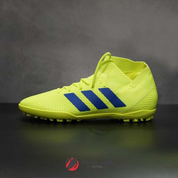 ADIDAS 18.3 TF - BB9465 - VÀNG CHANH/ XANH DƯƠNG - Giày bóng đ đá banh chính hãng