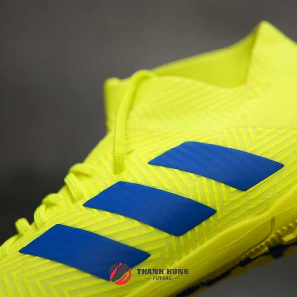 ADIDAS NEMEZIZ 18.3 TF JUNIOR – CM8516 –  VÀNG CHANH/ XANH DƯƠNG