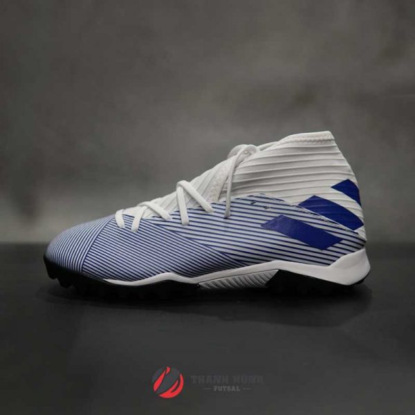 ADIDAS NEMEZIZ 19.3 TF – EG7228 – TRẮNG/ XANH HOÀNG GIA