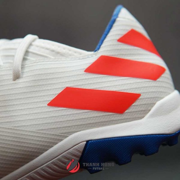 ADIDAS NEMEZIZ MESSI 19.3 TF – F34430 – TRẮNG/ XANH/ ĐỎ