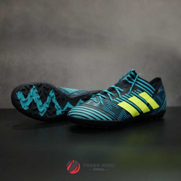 ADIDAS NEMEZIZ TANGO 17.3 - BY2463 - XANH DƯƠNG/ ĐEN/ CHANH - Giày bón -  Giày đá banh chính hãng