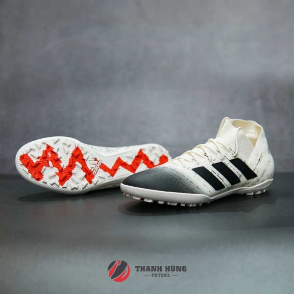 ADIDAS NEMEZIZ TANGO 18.3 TF - D97986 - TRẮNG/ ĐEN - Giày bóng đá chín -  Giày đá banh chính hãng