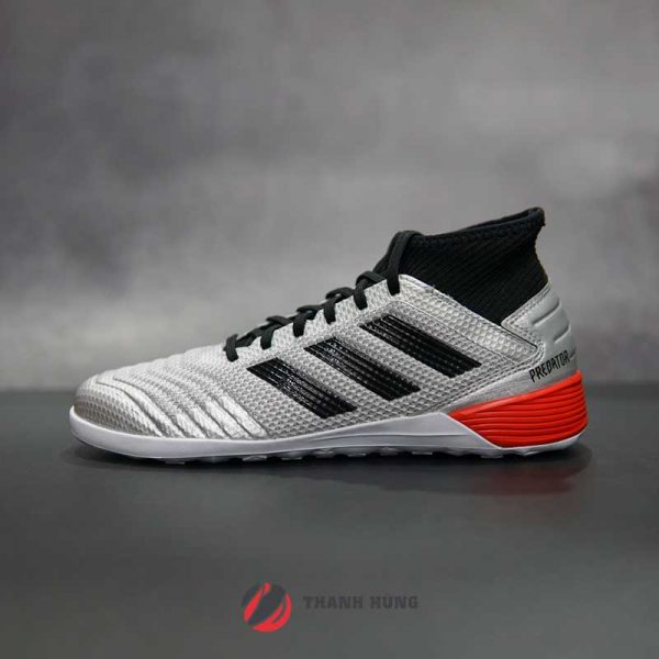 ADIDAS PREDATOR 19.3 IN – F35614 – BẠC/ ĐEN/ ĐỎ