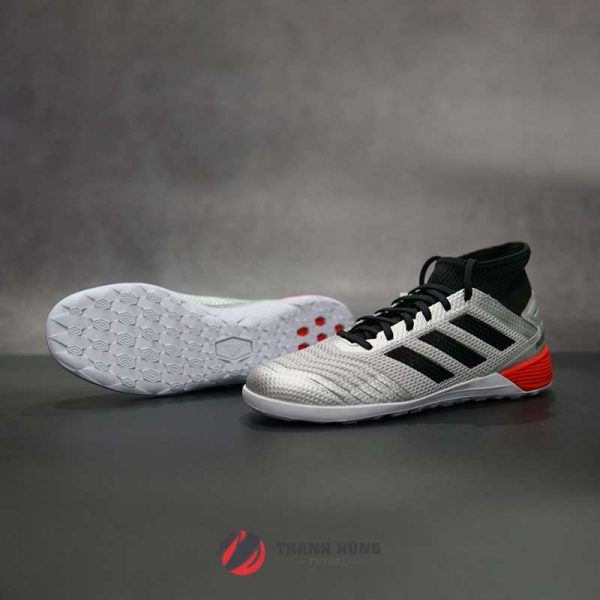 ADIDAS PREDATOR 19.3 IN – F35614 – BẠC/ ĐEN/ ĐỎ