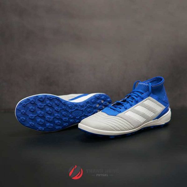 ADIDAS PREDATOR 19.3 TF - BC0555- XÁM/ XANH DƯƠNG/TRẮNG - Giày bóng đá -  Giày đá banh chính hãng