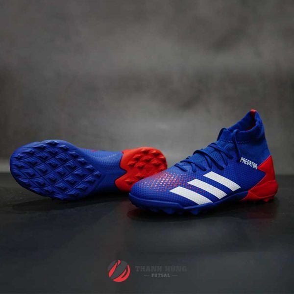 ADIDAS PREDATOR 20.3 TF - EG0963 - XANH DƯƠNG/ ĐỎ - Giày bóng đá chính -  Giày đá banh chính hãng