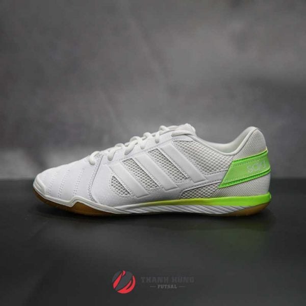 GIÀY ĐÁ BÓNG SÂN FUTSAL ADIDAS TOPSALA - FV2558 - TRẮNG/ XANH LÁ - Giày đá  banh chính hãng