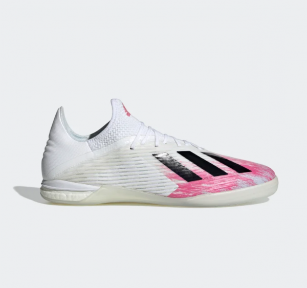 ADIDAS X 19.1 IC - EG7133 - TRẮNG / HỒNG - Giày bóng đá chính hãng