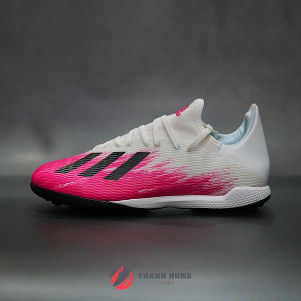 ADIDAS X 19.3 TF - EG7157 - TRẮNG/ HỒNG - Giày bóng đá chính hãng NIKE -  Giày đá banh chính hãng