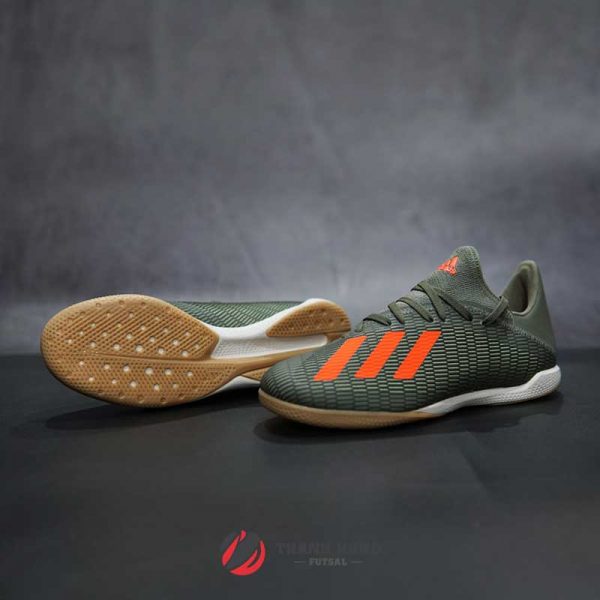 ADIDAS X TANGO 19.3 INDOOR – EF8367 –  XANH RÊU/ CAM