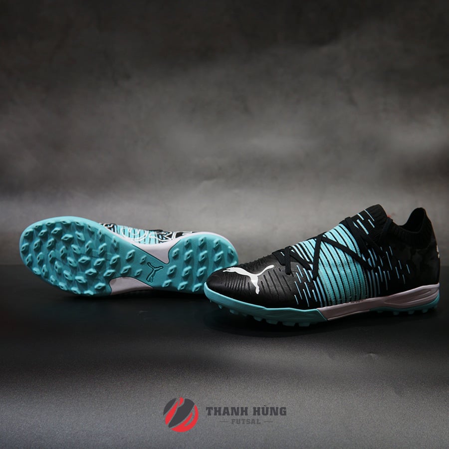 Puma Future Z 1 1 Pro Cage Tf 02 Xanh Ngọc đen Chinh Hang Giay đa Banh Chinh Hang