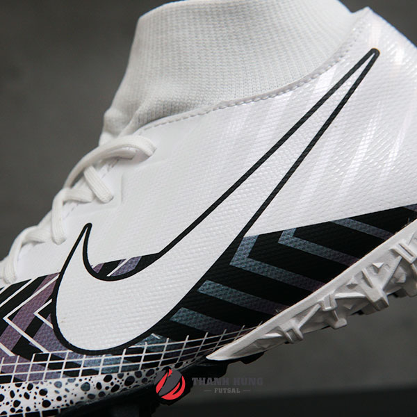 NIKE MERCURIAL SUPERFLY 7 ACADEMY MDS TF - BQ5435-110 - TRẮNG / ĐEN