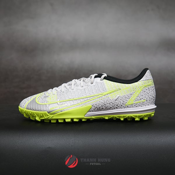 NIKE MERCURIAL VAPOR 14 ACADEMY TF - CV0978-107 - TRẮNG/BẠC SAFARI