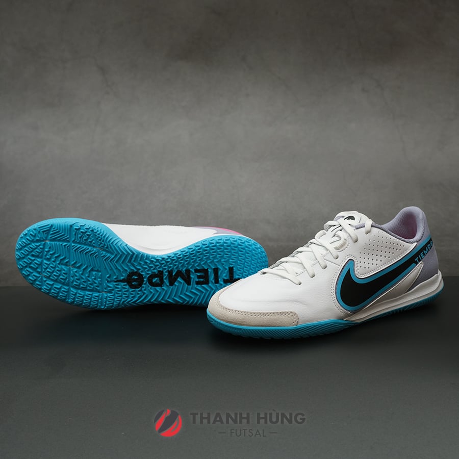 NIKE TIEMPO LEGEND 9 ACADEMY IC - DA1190-146 - TRẮNG XÁM/XANH